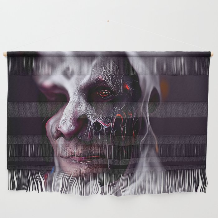 Scary ghost face #4 | AI fantasy art Wall Hanging