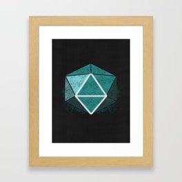 Icosahedron Framed Art Print