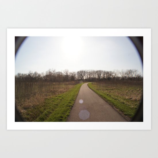 In a land far away Art Print