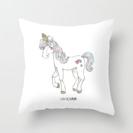 unicorn Throw Pillow