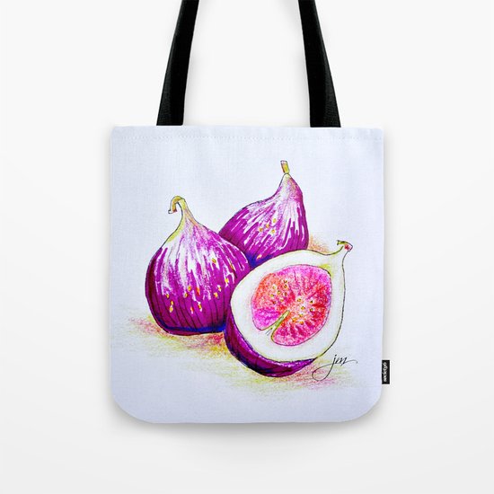 Fresh Figs Tote Bag by paintedapron | Society6