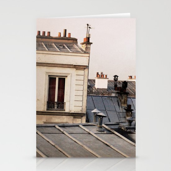 Paris Rooftop #1 Stationery Cards