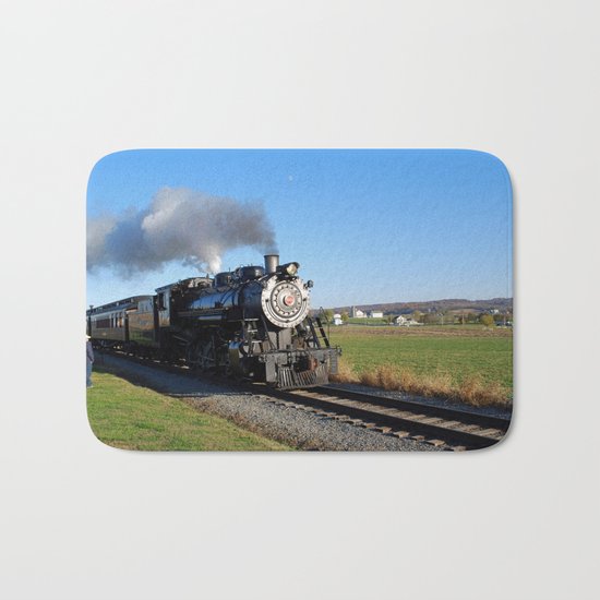 Steam Locomotive Bath Mat