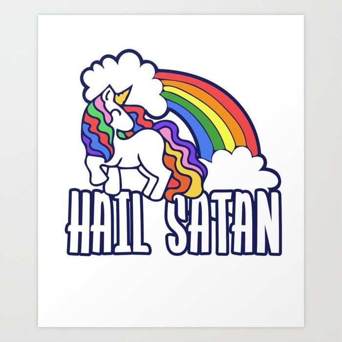 Unicorn hotsell hail satan