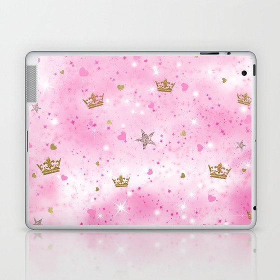 Pink Princess Laptop & iPad Skin
