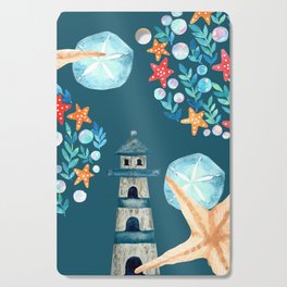 Lighthouse And Starfish Cutting Board