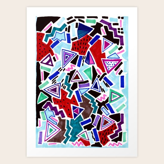 PLAY MOTIF Art Print