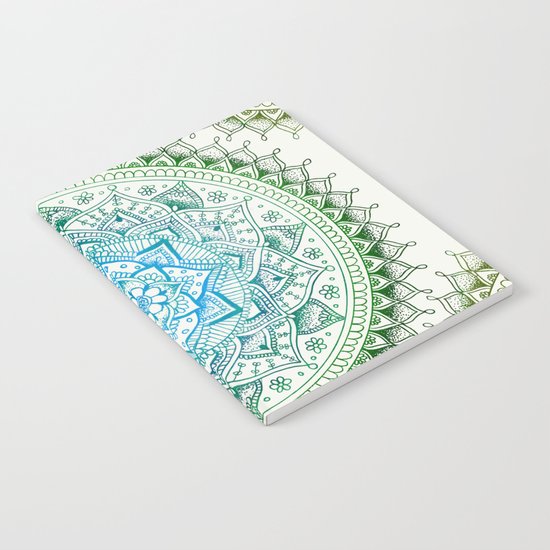 Forest Colours Flower Mandala Notebook