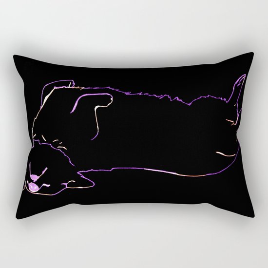 Simplistic Corgi 2 Rectangular Pillow