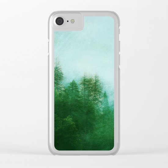 Dreamy Spring Forest Clear iPhone Case
