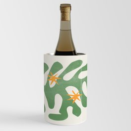 Fern Green Leaf: Matisse Series 01 | Mid-Century Edition Wine Chiller