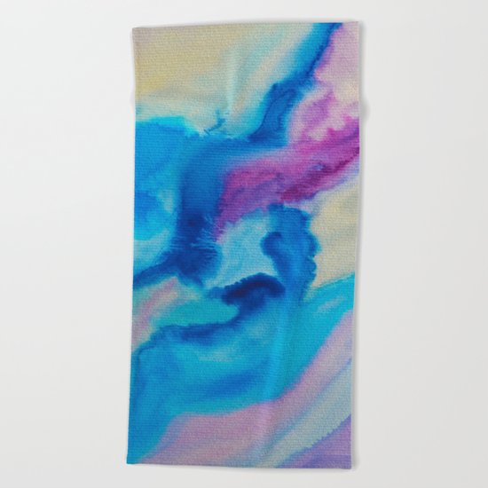 Color explosion 03 Beach Towel