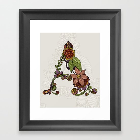 A is for... Framed Art Print