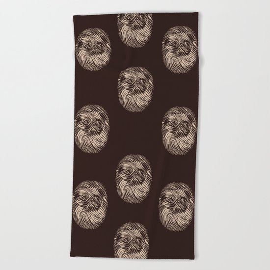 Fingerpug Beach Towel