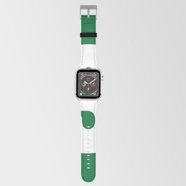 3 (White & Olive Number) Apple Watch Band
