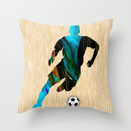 Soccer Throw Pillow