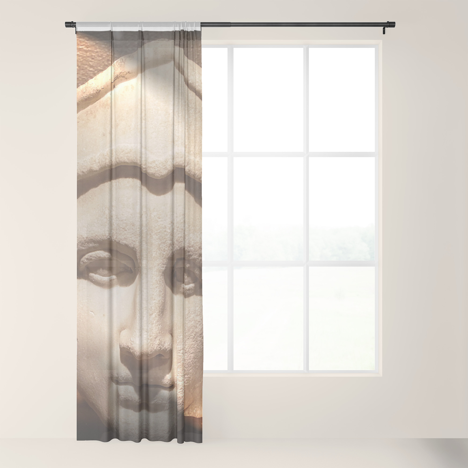 Lighted Antiquity Sheer Curtain By Denrobcat Society6
