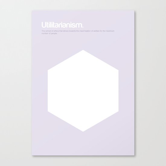 Utilitarianism Canvas Print