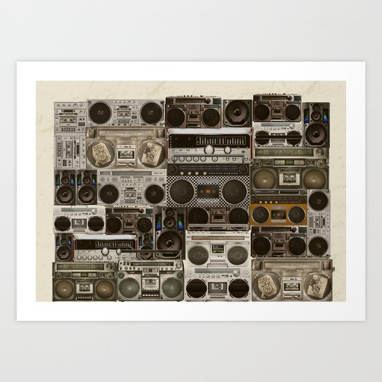 Wall Of Sound Art Print