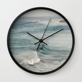 West Coast Portugal Waves Wall Clock