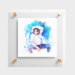 The Pop King Floating Acrylic Print
