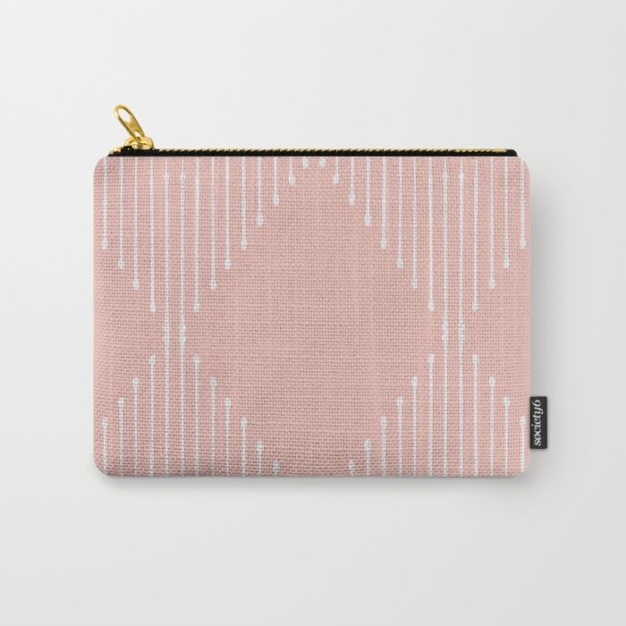 Geo (Blush) Carry-All Pouch