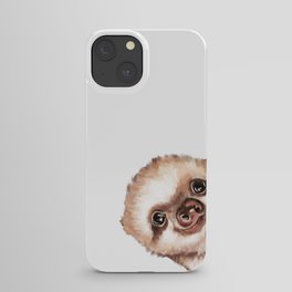 Sneaky Baby Sloth iPhone Case