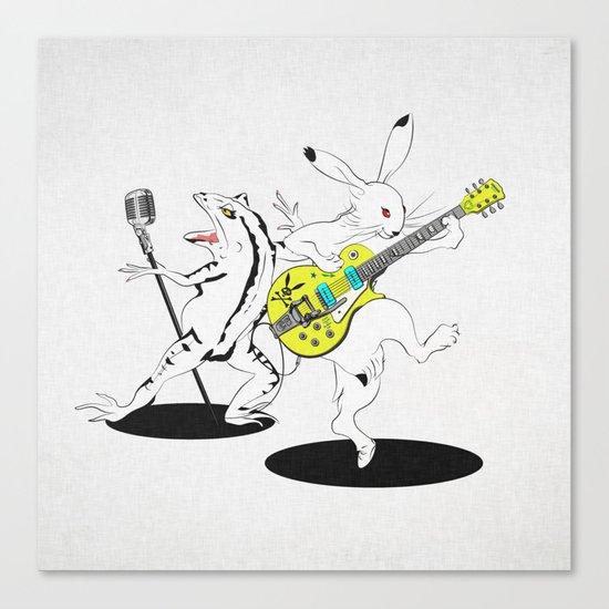 Music to Jump -鳥獣GIGA2015- Canvas Print