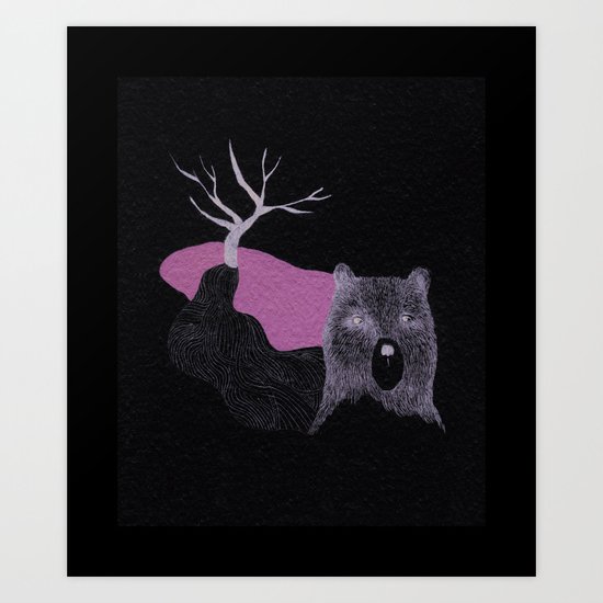 bear Art Print