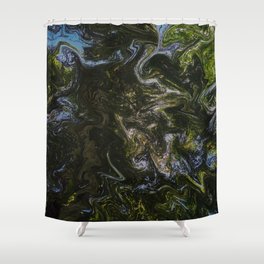 Mountains Forest Shower Curtain