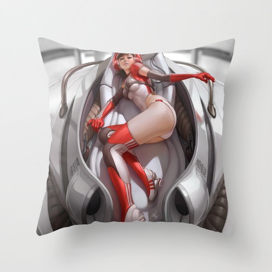 Pepper Robot II Throw Pillow