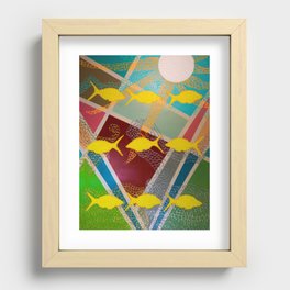 Delightful Yellowtail Recessed Framed Print