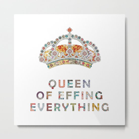 her daily motivation Metal Print
