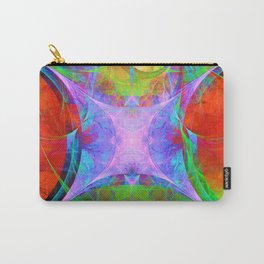 Materialization of colorful magnetic waves Carry-All Pouch