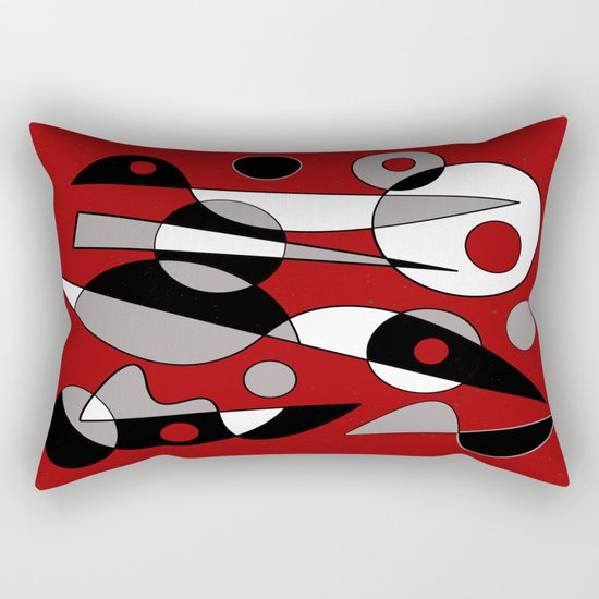 Abstract #190 Rectangular Pillow