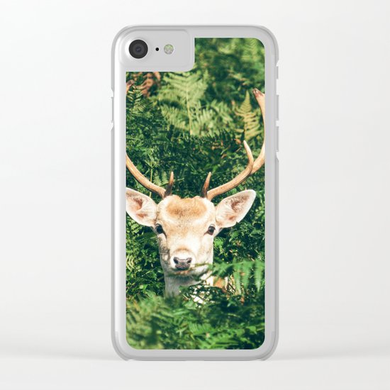 deer cerf 4 Clear iPhone Case