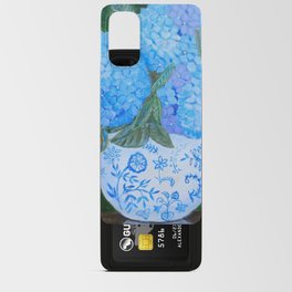 Hydrangea Blue Heaven Android Card Case