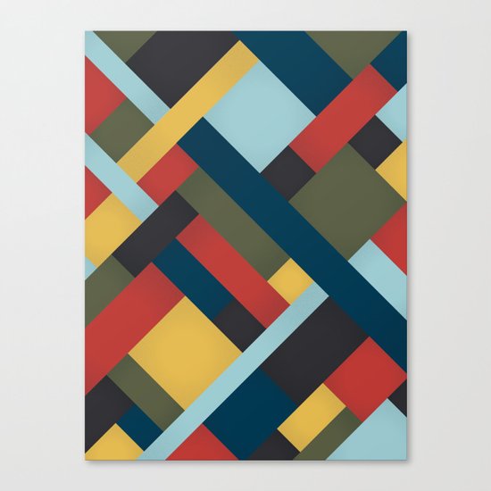 Abstrakt Adventure Canvas Print