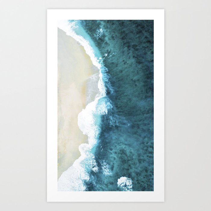 Aerial Ocean Art Print