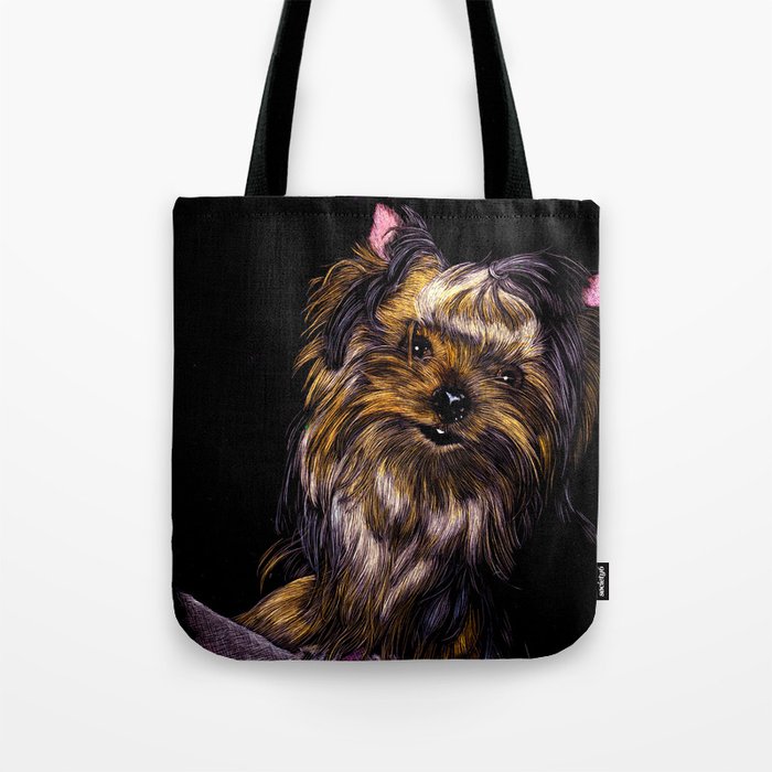 Yorkie Terrier Tote Bag