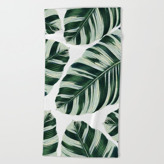 Tropical Foliage #society6 #buyart #decor Beach Towel