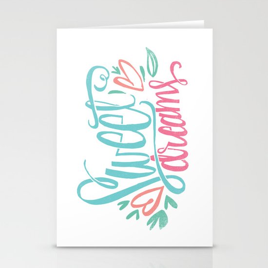 sweet dreams Stationery Cards