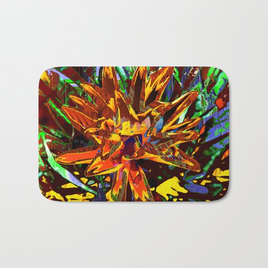 floral technique Bath Mat