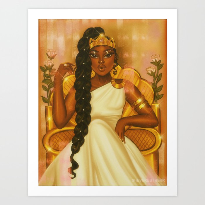 Queenin' Art Print