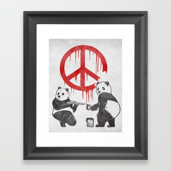 Pandalism V2 Framed Art Print