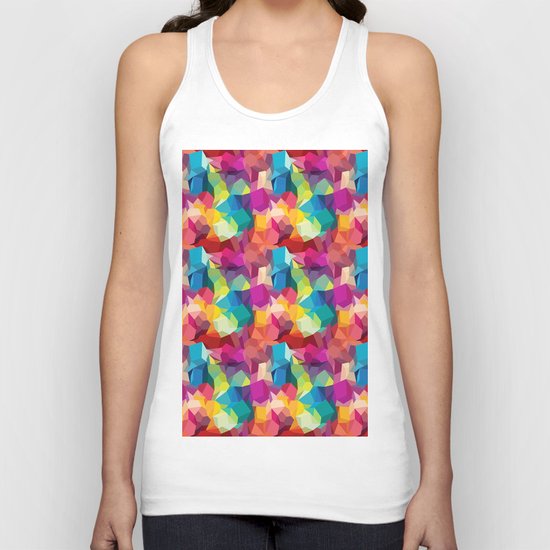 Abstract Colorful pattern Unisex Tank Top