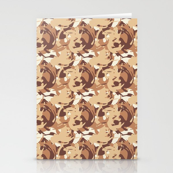 Deployed Army camouflage Pattern  Stationery Cards