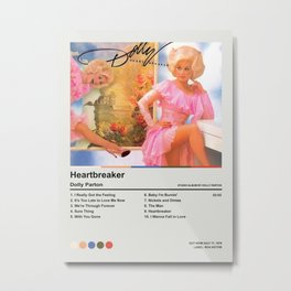Dolly Parton - Heartbreaker Album Poster Metal Print