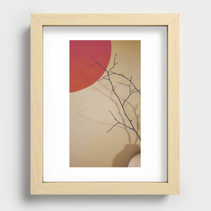 branching out Recessed Framed Print