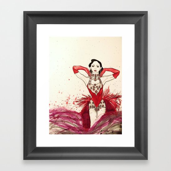 Burlesque Framed Art Print